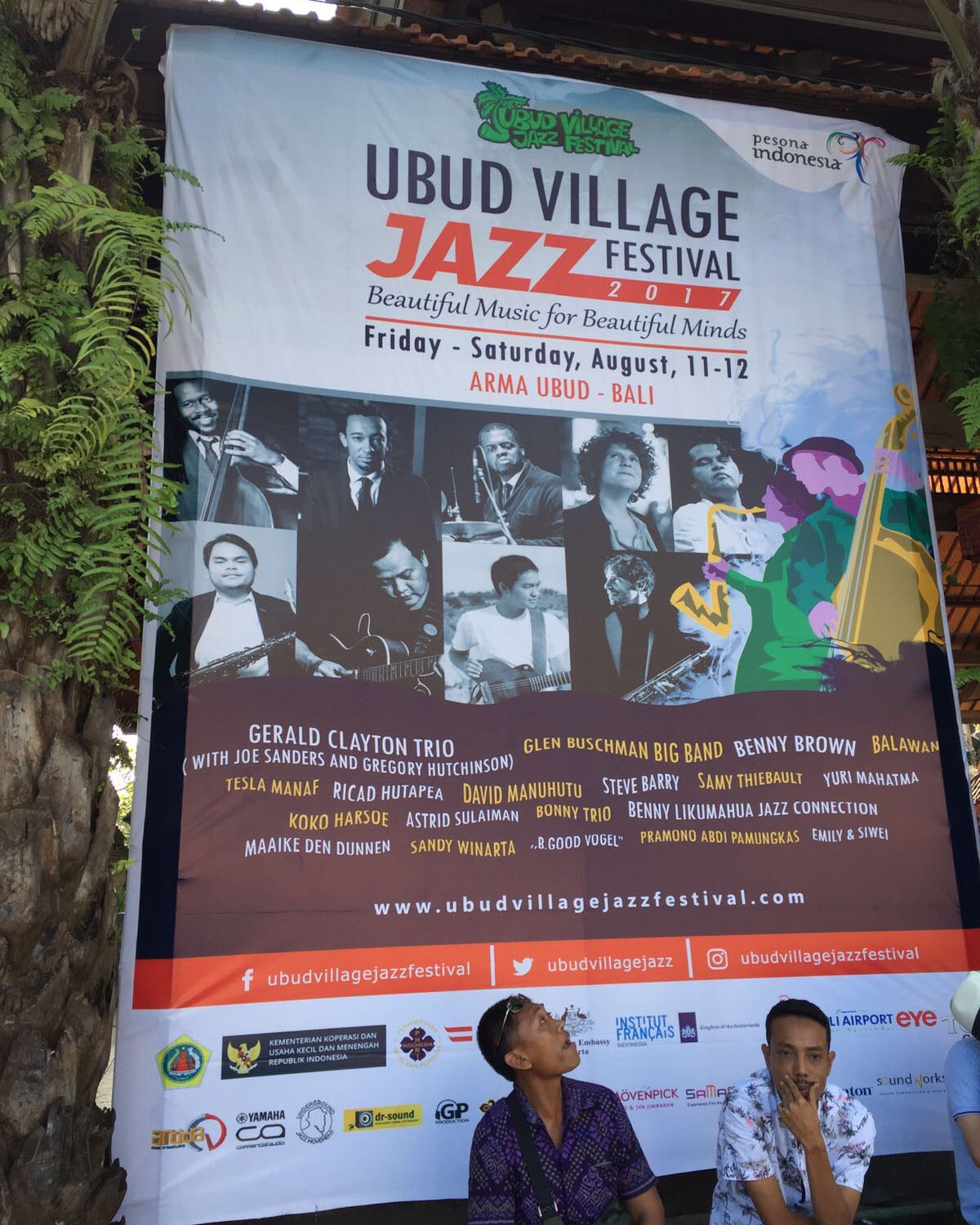 Maaike den Dunnen in Ubud Jazz Festivaldoor Karen van Gilst